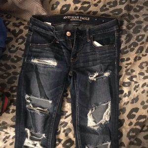 American Eagle Distressed Jeans Super Stretch